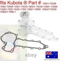 For Kubota Water Pump New Holland Mustang skid L454 L455 L553 L555 CASE 1838