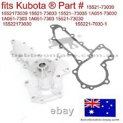 For Kubota Water Pump New Holland Mustang skid L454 L455 L553 L555 CASE 1838