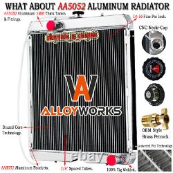 For NEW HOLLAND SKID STEER LOADER C175 C185 C190 L175 L180 L185 Radiator 3 Rows