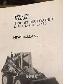 Ford new holland service manual Skid Steer L-781 783 785 L-555 553
