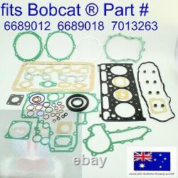 Full Engine Gasket Kit fits Bobcat Kubota Tier II V2203 V2403 S130 S150 S160 331