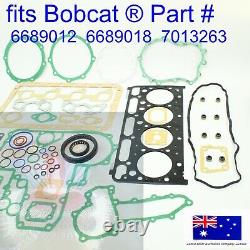 Full Engine Gasket Kit fits Bobcat Kubota Tier II V2203 V2403 S130 S150 S160 331