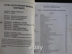 GENUINE New Holland LS160 LS170 Skid Steer Loader Workshop Service Repair Manual