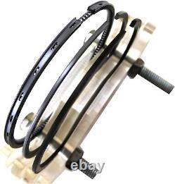 Gasket Kit+4 PCS Piston Rings+Bearing Kit for 3044C Caterpillar 262C Skid Steer