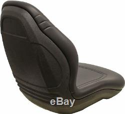 Gehl Skid Steer Black Bucket Seat Fits 3410 4625SX 5640 6635 6640 ETC