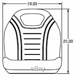 Gehl Skid Steer Black Bucket Seat Fits 3410 4625SX 5640 6635 6640 ETC