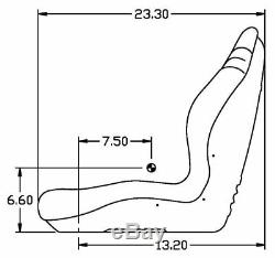 Gehl Skid Steer Black Bucket Seat Fits 3410 4625SX 5640 6635 6640 ETC