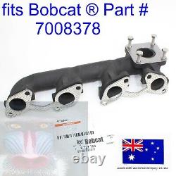 Genuine OEM Exhaust Manifold & Gaskets for Bobcat Kubota S450 S510 S530 T110