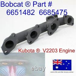 Genuine OEM Exhaust Manifold for Bobcat With Kubota V2203 751 753 763 773 7753