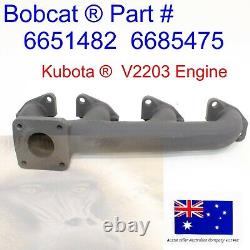 Genuine OEM Exhaust Manifold for Bobcat With Kubota V2203 S130 S150 S160 S175