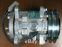 Genuine Sanden Sd5h09 Ac Compressor For Takeuchi Tl140 Skidsteer