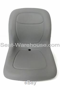 Gray HIGH BACK SEAT with Slide Track Kit for Case Skid Steer Loader #QC