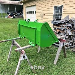 HD 3/8 Quick Tach Attachment Cut-Out Mount Plate Skid Steer Adapter For Bobcat
