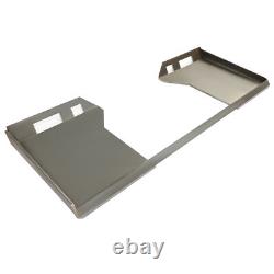HD 3/8 Quick Tach Attachment Cut-Out Mount Plate Skid Steer Adapter For Bobcat