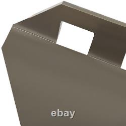 HD 3/8 Quick Tach Attachment Cut-Out Mount Plate Skid Steer Adapter For Bobcat