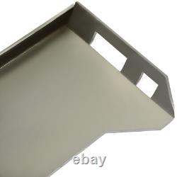 HD 3/8 Quick Tach Attachment Cut-Out Mount Plate Skid Steer Adapter For Bobcat