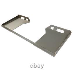 HD 3/8 Quick Tach Attachment Cut-Out Mount Plate Skid Steer Adapter For Bobcat