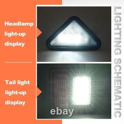 HECASA LED Light Kit Headlight & Tail Light Compatible with Bobcat Skid Steer