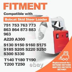 HECASA LED Light Kit Headlight & Tail Light Compatible with Bobcat Skid Steer