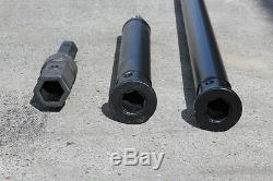 Hex Auger Extension 24 for Skid Steer, Mini Skid Steer & Excavator