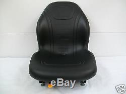 High Back Black Seat Bobcat 463,542,543,642,643,742,743,843, T190 Skid Steer #cd