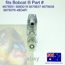 Hydraulic Block Quick Coupler Flat Face Standard Flow for Bobcat T250 T300 T320