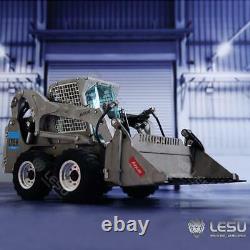 In Stock LESU 1/14 Aoue-LT5H Wheeled Skid-Steer RC Hydraulic Loader With Sound