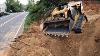 Installing A New Driveway Cutting In With Cat Excavator And Skidsteer