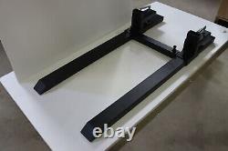 Intbuying 4000lbs 60 Tractor Pallet Forks Skid Steer Loader Bucket Clamp Forks