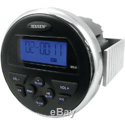 Jensen MS30 Waterproof 160W Radio Antenna iPod MP3 USB ATV UTV Boat Skid Steer