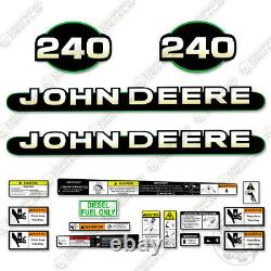 John Deere 240 Skid Steer Decal Kit Equipment Decals
