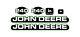 John Deere 240 Skid Steer Loader Equipment Decals Stickers Emblem Tracks