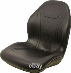 John Deere Skid Steer Black Bucket Seat Fits 240 250 315 328D 332 7775 ETC