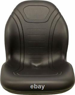 John Deere Skid Steer Black Bucket Seat Fits 240 250 315 328D 332 7775 ETC