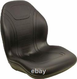 John Deere Skid Steer Black Bucket Seat Fits 240 250 315 328D 332 7775 ETC