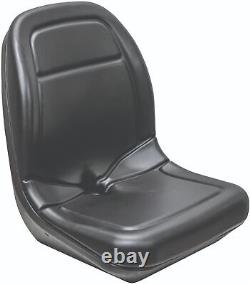 John Deere Skid Steer Black Bucket Seat Fits 240 250 315 328D 332 7775 ETC