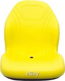 John Deere Skid Steer Yellow Bucket Seat Fits 240 250 315 328D 332 7775 ETC