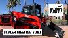 Kioti Tractors National Dealer Meeting 2021 New Products Skid Steers Ztrs U0026 Ns Series