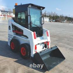 Kubota D1105 1.4-Ton Skid-Steer Loader with 25/35 HP & 3-in-1 Attachment, EPA Di