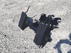 Kubota KX040 Excavator to Skid Steer Quick Attach Loader Adapter