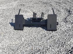 Kubota KX040 Excavator to Skid Steer Quick Attach Loader Adapter