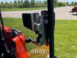 Kubota SSV 65 / 75 1/2 Lexan POLY Skid steer Forestry door. LIFETIME WARRANTY