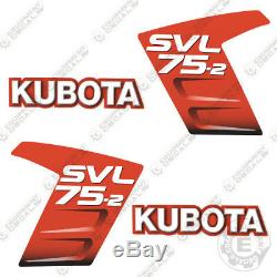 Kubota SVL 75-2 Decals Skid Steer Replacement Decals Kubota SVL75-2 SVL75