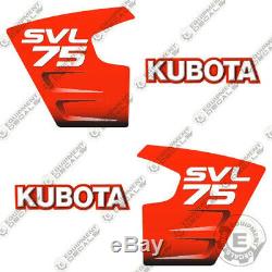 Kubota SVL 75 Decals Skid Steer Replacement Decals