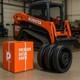 Kubota V0511-25104 Bottom Track Roller For Svl75-2 Compact Track Loader Oemrepl