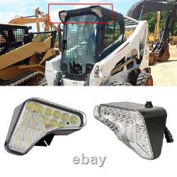 LED Headlight Assembly Kit For Bobcat Skid Steer Loader A770 S450 S510 S570 S590
