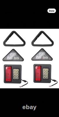 LED Headlight Tail Exterior Light Kit For Bobcat Skid Steer Loader Plastic
