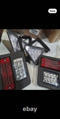LED Headlight Tail Exterior Light Kit For Bobcat Skid Steer Loader Plastic