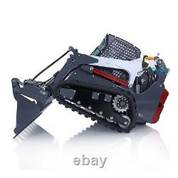 LESU 1/14 Aoue-LT5 Metal Hydraulic Tracked Skid-Steer RC Loader RTR Model Sound