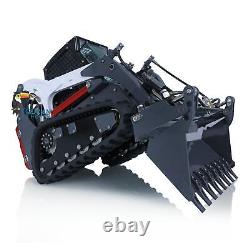 LESU 1/14 Aoue-LT5 Metal Hydraulic Tracked Skid-Steer RC Loader RTR Model Sound